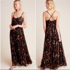 🌹NWT Anthropologie PAYAL JAIN Floral Maxi Dress | S